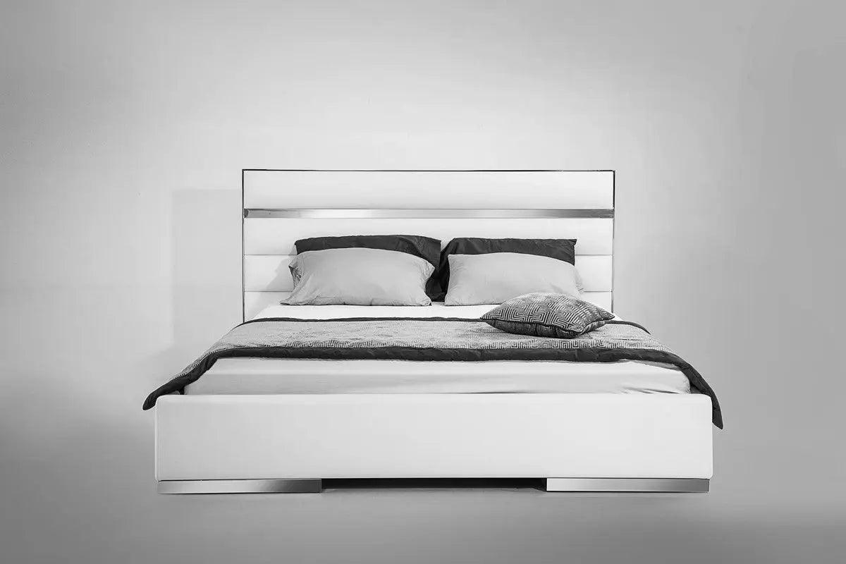 Vig Furniture - Nova Domus Francois Modern White Bedroom Set - Vghb-Francois-Set