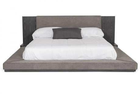 Vig Furniture - Nova Domus Jagger Modern Grey Bed - Vgmabr-55-Gry-Bed