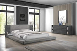 Vig Furniture - Nova Domus Jagger Modern Grey Bed - Vgmabr-55-Gry-Bed