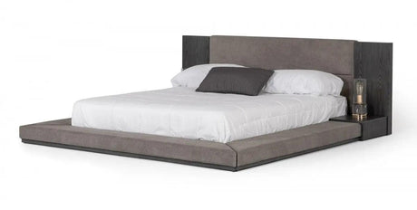 Vig Furniture - Nova Domus Jagger Modern Grey Bed - Vgmabr-55-Gry-Bed