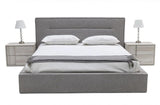 Vig Furniture - Nova Domus Juliana - Italian Modern Dark Grey Upholstered Bed - Vgacjuliana-Bed