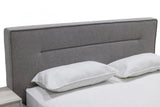 Vig Furniture - Nova Domus Juliana - Italian Modern Dark Grey Upholstered Bed - Vgacjuliana-Bed