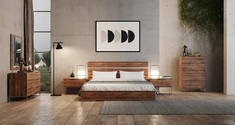 Vig Furniture - Nova Domus Lorenzo Italian Modern Light Oak Bedroom Set - Vgaclorenzo-Set