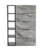 Nova Domus Maranello Modern Grey Wash & Faux Marble Chest Vgmamqt-S25-Br-121-Gry-Chest