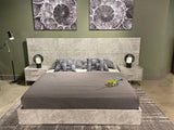 Vig Furniture - Nova Domus Marbella - Italian Modern Grey Marble Bed W- 2 Nightstands - Vgacmarbella-Gry-Bed