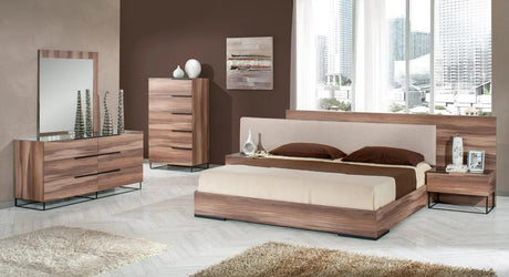 Vig Furniture - Nova Domus Matteo Italian Modern Walnut Chest - Vgacmatteo-Chest