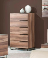 Vig Furniture - Nova Domus Matteo Italian Modern Walnut Chest - Vgacmatteo-Chest