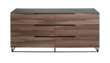 Vig Furniture - Nova Domus Matteo - Modern Italian Walnut Dresser - Vgacmatteo-Drs