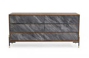 Nova Domus Metcalf Mid-Century Walnut & Grey Dresser Vgmaqt-S831-Br-120-Wal-Drs