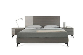 Nova Domus Palermo Italian Modern Faux Concrete & Grey Bed Vgacpalermo-Bed