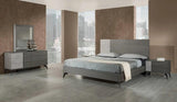 Vig Furniture - Nova Domus Palermo Italian Modern Faux Concrete & Grey Bed - Vgacpalermo-Bed