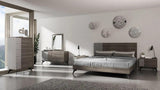 Vig Furniture - Nova Domus Palermo Italian Modern Faux Concrete & Grey Bed - Vgacpalermo-Bed