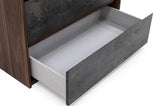 Vig Furniture - Nova Domus Rado Modern Walnut & Stucco Chest - Vgacrado-Chest