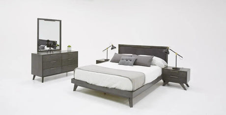 Vig Furniture - Nova Domus Soria Modern Grey Wash Bed - Vgmabr-32-Bed-Gry