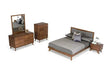 Nova Domus Soria Modern Grey & Walnut Queen Bedroom Set Vgmasoria-Set