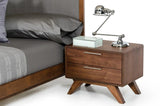 Vig Furniture - Nova Domus Soria Modern Grey & Walnut Queen Bedroom Set - Vgmasoria-Set