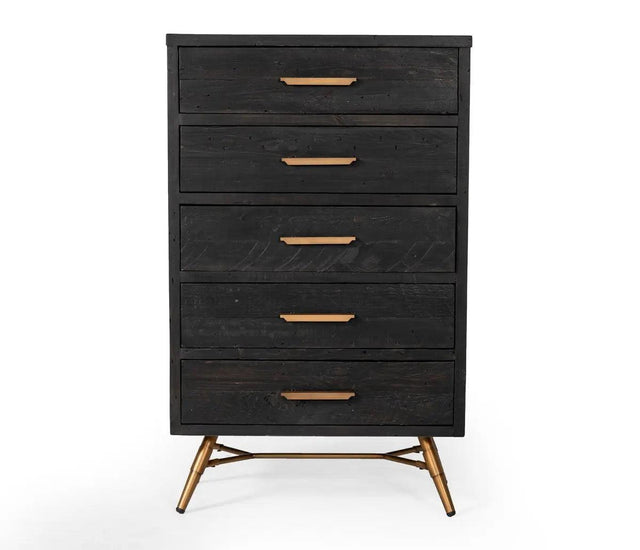 Vig Furniture - Nova Domus Tabitha Modern Dark Brown Recycled Pine Chest - Vgwh180430301