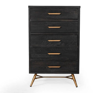 Vig Furniture - Nova Domus Tabitha Modern Dark Brown Recycled Pine Chest - Vgwh180430301