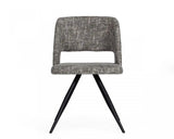 Vig Furniture - Palmer - Modern Grey Fabric Dining Chair (Set Of 2) - Vgewf3207Ac-Gry