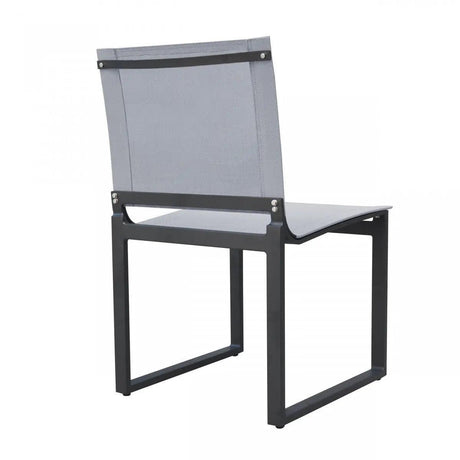 Vig Furniture - Renava Kayak - Modern Outdoor Dark Charcoal Dining Chair (Set Of 2) - Vggerh-Agean-Ch-Gry-2