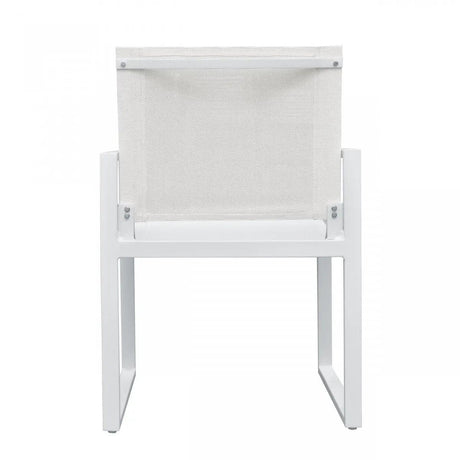 Vig Furniture - Renava Kayak - Modern White Outdoor Dining Armchair (Set Of 2) - Vggerhagean-Wht