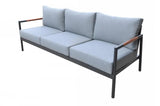Vig Furniture - Renava Kiowa - Modern Outdoor Grey & Black Sofa Set - Vgge-Brize