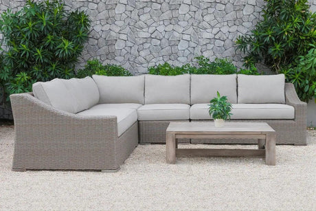 Vig Furniture - Renava Pacifica Outdoor Beige Sectional Sofa Set - Vgatrasf-126-Bge