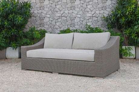 Vig Furniture - Renava Palisades Outdoor Beige Wicker Sofa Set - Vgatrasf-125-Bge