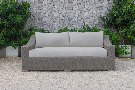 Vig Furniture - Renava Palisades Outdoor Beige Wicker Sofa Set - Vgatrasf-125-Bge