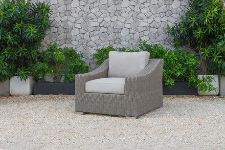 Vig Furniture - Renava Palisades Outdoor Beige Wicker Sofa Set - Vgatrasf-125-Bge