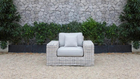 Vig Furniture - Renava Portugal 4 Piece Outdoor Grey Wicker Sofa Set - Vgatrasf-178-Gry-Set