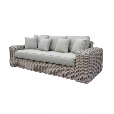 Vig Furniture - Renava Portugal Outdoor Beige Wicker Sofa Set - Vgatrasf-178-Set