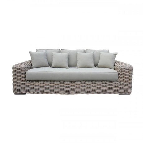 Vig Furniture - Renava Portugal Outdoor Beige Wicker Sofa Set - Vgatrasf-178-Set