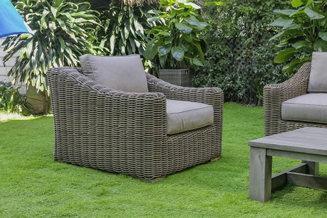 Vig Furniture - Renava Sapelo Outdoor Beige Wicker Sofa Set - Vgatrasf-125-8Mm