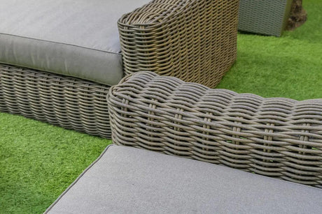 Vig Furniture - Renava Sapelo Outdoor Beige Wicker Sofa Set - Vgatrasf-125-8Mm