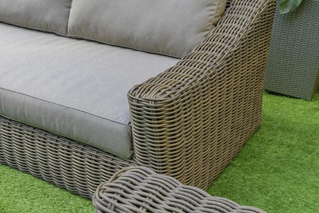 Vig Furniture - Renava Sapelo Outdoor Beige Wicker Sofa Set - Vgatrasf-125-8Mm