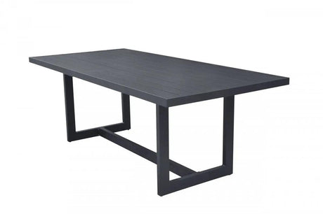 Vig Furniture - Renava Wake - Modern Dark Charcoal Outdoor Dining Table - Vggemontalk-Ch-Gry-2