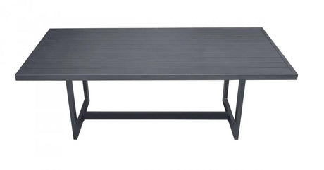 Vig Furniture - Renava Wake - Modern Dark Charcoal Outdoor Dining Table - Vggemontalk-Ch-Gry-2