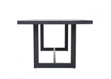 Vig Furniture - Renava Wake - Modern Dark Charcoal Outdoor Dining Table - Vggemontalk-Ch-Gry-2