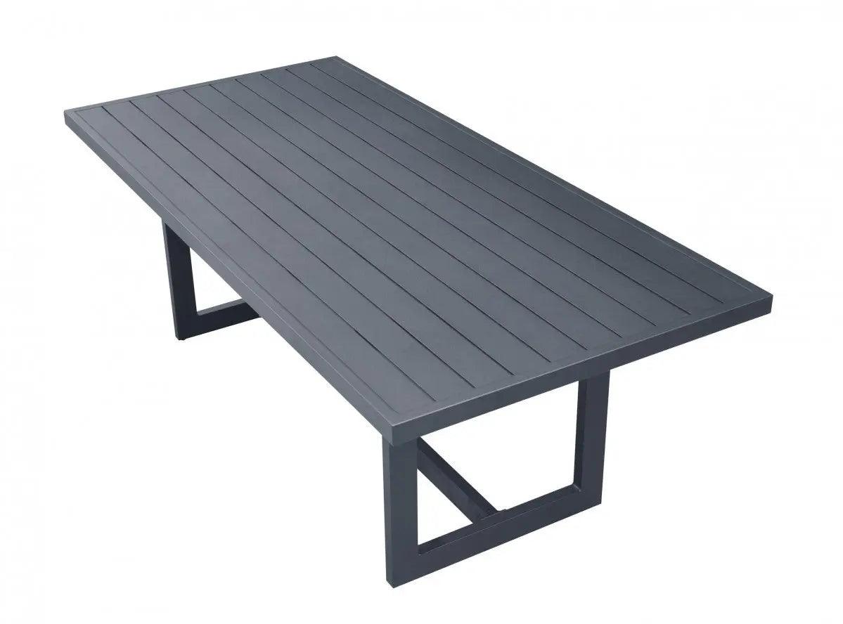 Vig Furniture - Renava Wake - Modern Dark Charcoal Outdoor Dining Table - Vggemontalk-Ch-Gry-2