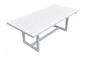 Vig Furniture - Renava Wake - Modern White Outdoor Dining Table - Vggemontalk-Ch-Wht-1