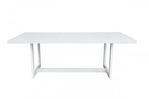 Vig Furniture - Renava Wake - Modern White Outdoor Dining Table - Vggemontalk-Ch-Wht-1