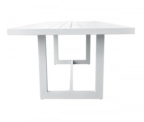 Vig Furniture - Renava Wake - Modern White Outdoor Dining Table - Vggemontalk-Ch-Wht-1