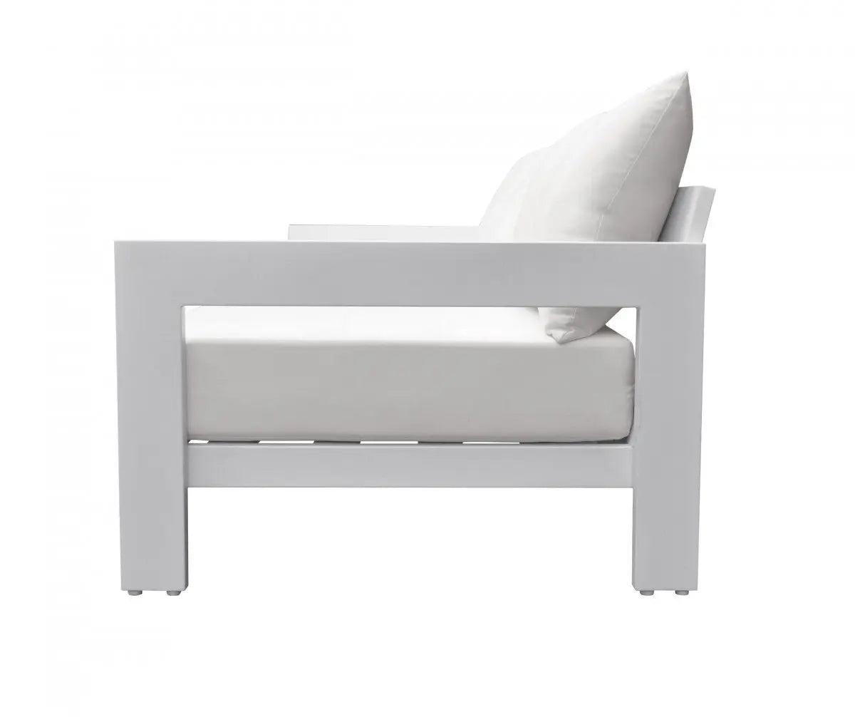 Vig Furniture - Renava Wake - Modern White Outdoor Lounge Chair - Vggemontalk-Wht-Ch