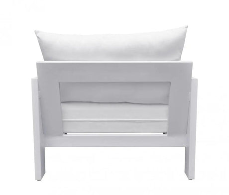 Vig Furniture - Renava Wake - Modern White Outdoor Lounge Chair - Vggemontalk-Wht-Ch