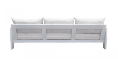 Vig Furniture - Renava Wake - Modern White Outdoor Sofa - Vggemontalk-Wht-S