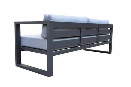 Vig Furniture - Renava Weber - Modern Outdoor Grey & Black Sofa Set - Vgge-Aegean