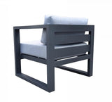 Vig Furniture - Renava Weber - Modern Outdoor Grey & Black Sofa Set - Vgge-Aegean