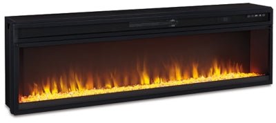 Ashley Black Entertainment Accessories Wide Fireplace Insert - W100 - 22 - Home Elegance USA - 1