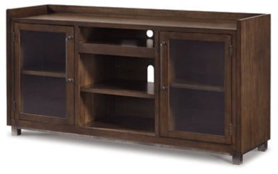 Ashley Brown Starmore XL TV Stand w/Fireplace Option - W633 - 68 - Home Elegance USA - 1